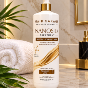 Hair Garage Professional NanoSilk Treatment Level 1 | Smooth, Straight & Shine Care | 1000ml